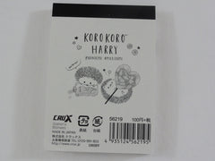 Cute Kawaii Crux Hedgehog Candy Friends Mini Notepad / Memo Pad - Stationery Designer Paper Collection