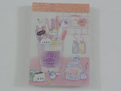 Cute Kawaii Crux Keshikko Stationery Unicorn Hedgehog Cat Penguin Seal Animal Mini Notepad / Memo Pad - A - Stationery Designer Paper Collection