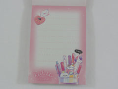 Cute Kawaii Crux Keshikko Stationery Unicorn Hedgehog Cat Penguin Seal Animal Mini Notepad / Memo Pad - A - Stationery Designer Paper Collection