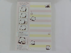 Cute Kawaii San-X Hamipa Panda 4 x 6 Inch Notepad / Memo Pad - A - Stationery Designer Paper Collection
