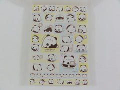Cute Kawaii San-X Hamipa Panda 4 x 6 Inch Notepad / Memo Pad - B - Stationery Designer Paper Collection