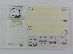 Cute Kawaii San-X Hamipa Panda 4 x 6 Inch Notepad / Memo Pad - B - Stationery Designer Paper Collection