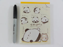 Cute Kawaii San-X Hamipa Panda 4 x 6 Inch Notepad / Memo Pad - B - Stationery Designer Paper Collection