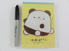 Cute Kawaii San-X Hamipa Panda 4 x 6 Inch Notepad / Memo Pad - A - Stationery Designer Paper Collection
