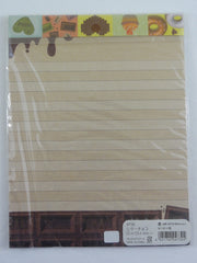 Cute Kawaii Sweet Chocolate Letter Set Pack with Stickers - Stationery Writing Paper Envelope