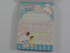 Cute Kawaii Crux Cute Sweets Rabbit Mini Notepad / Memo Pad - Stationery Design Writing Collection