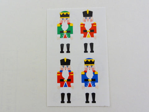 Mrs Grossman Christmas Nutcrackers Toy Soldiers Sticker Sheet / Module - Vintage & Collectible 1993