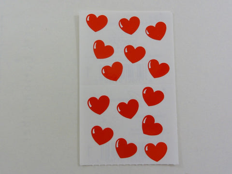 Mrs Grossman Cinnamon Hearts Sticker Sheet / Module - Vintage & Collectible