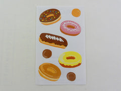Mrs Grossman Frosted Donuts Sticker Sheet / Module - Vintage & Collectible - for Scrapbook Journal Planner Diary Notebook Decor Gift