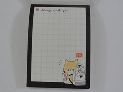 Cute Kawaii Kamio Dog n Penguin Mini Notepad / Memo Pad - Stationery Designer Paper Collection