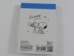 Cute Kawaii Snoopy Stars Horoscopoe Mini Notepad / Memo Pad - Stationery Designer Writing Paper Collection