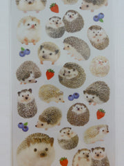 Cute Kawaii Mind Wave Hedgehog Photo Sticker Sheet - for Journal Planner Craft