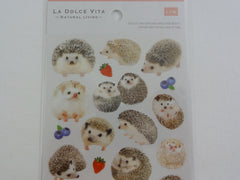 Cute Kawaii Mind Wave Hedgehog Photo Sticker Sheet - for Journal Planner Craft