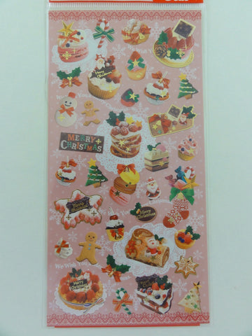 z Cute Kawaii Mind Wave Strawberry Cake Pastry Sticker Sheet