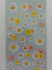 Cute Kawaii Mind Wave Daisy Flower Sticker Sheet