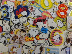 Peanuts Snoopy Flake Sack Stickers - 50 pcs
