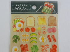 Cute Kawaii Mindwave Food Create Your Own Custom Kitchen Sticker Sheet - A - Sandwich Breakfast - for Journal Planner Craft