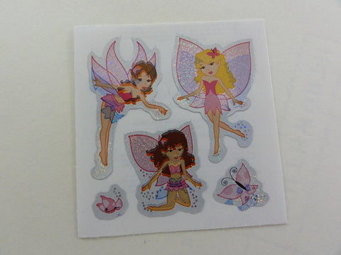 Sandylion Fairies Glitter Sticker Sheet / Module - Vintage & Collectible