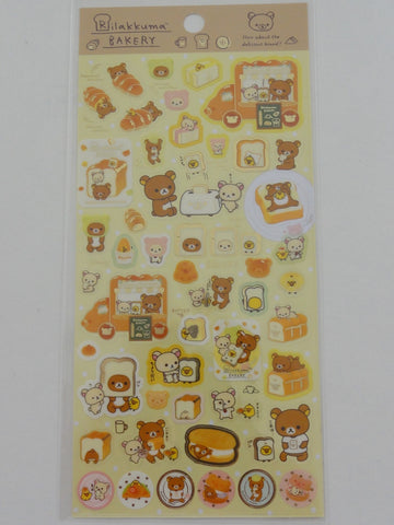 z Cute Kawaii San-X Rilakkuma Bakery Sticker Sheet - A