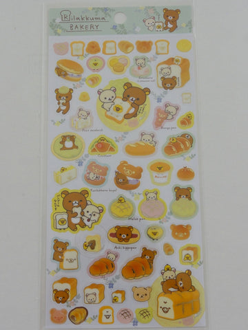z Cute Kawaii San-X Rilakkuma Bakery Sticker Sheet - B