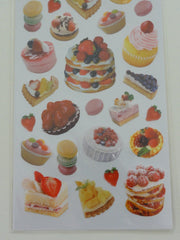 z Cute Kawaii Mind Wave Strawberry Cake Pastry Photo Sticker Sheet