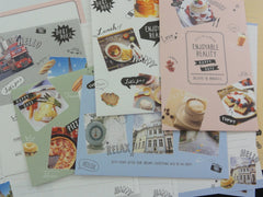 Cute Kawaii Crux Travel and Food Enjoyable Reality Letter Sets - A