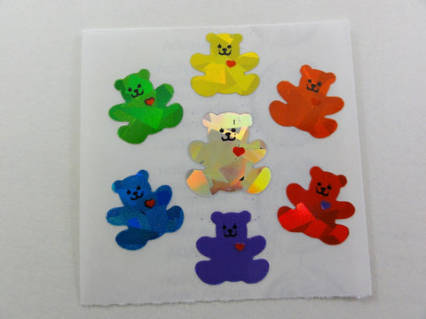 Sandylion Bears Prismatic Sticker Sheet / Module - Vintage & Collectible