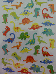 z Kawaii Cute Sticko Dinosaur Dino Sticker Sheet