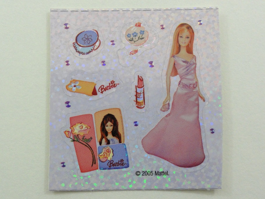 Sandylion Barbie Glitter Sticker Sheet / Module - Vintage & Collectible - D
