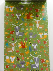 Cute Kawaii Harvest Fall Thanksgiving Autumn Pumpkin Leaves Sticker Book - for Scrapbook Planner