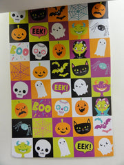 Cute Kawaii Halloween Ghost Pumpkin Spider Sticker Book - for Scrapbook Planner
