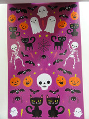 Cute Kawaii Halloween Ghost Pumpkin Spider Candy Sticker Book - for Scrapbook Planner