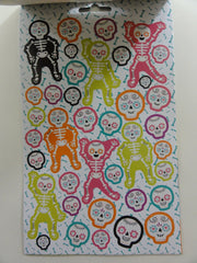 Cute Kawaii Halloween Skull Ghost Pumpkin Spider Candy Sticker Book - for Scrapbook Planner