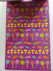 Cute Kawaii Halloween Skull Ghost Pumpkin Spider Candy Sticker Book - for Scrapbook Planner