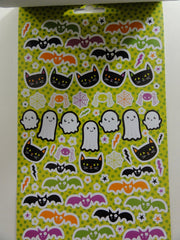 Cute Kawaii Halloween Skull Ghost Pumpkin Spider Candy Sticker Book - for Scrapbook Planner