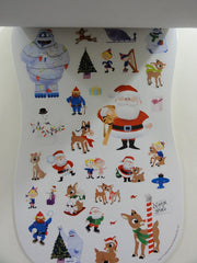 Cute Kawaii Christmas Rudolph Santa Sticker Book - for Scrapbook Planner