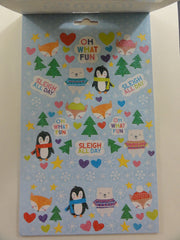 Cute Kawaii Christmas Winter Holiday Sticker Book - for Scrapbook Planner