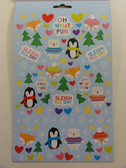 Cute Kawaii Christmas Winter Holiday Sticker Book - for Scrapbook Planner