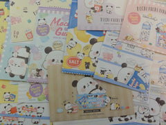Cute Kawaii Mochi Popcorn Panda Letter Paper + Envelope Theme Set