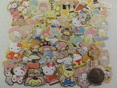 z Cute Kawaii Sanrio Characters Hello Kitty My Melody Purin Little Twin Stars Cinnamoroll Flake Sack Stickers - 50 pcs - B