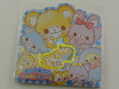 Cute Kawaii Kamio Charming Pops Bears Stickers Flake Sack