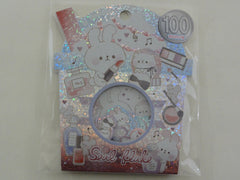 Cute Kawaii Kamio Secret Rabbit Bunny Stickers Sack - for Journal Scrapbook Notebook Schedule Diary Gift
