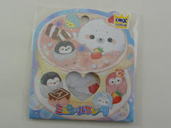 Cute Kawaii Crux Seal Penguin Flake Stickers Sack