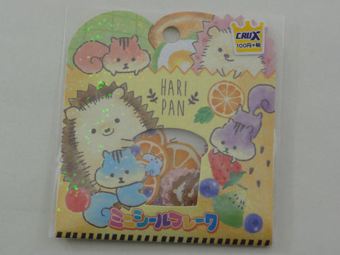 Cute Kawaii Crux Hedgehog Hari Pan Flake Stickers Sack