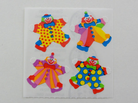 Sandylion Clown Sticker Sheet / Module - Vintage & Collectible