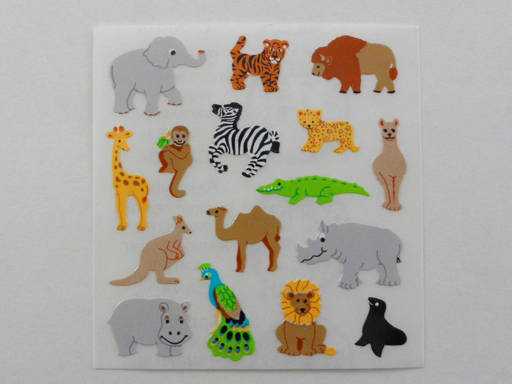 Sandylion Safari Animals Sheet / Module - Vintage & Collectible