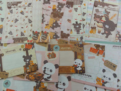 z Kawaii Cute San-X Chocopa Panda Letter Writing Paper + Envelope Theme Stationery Set - A