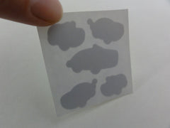 Sandylion Toy Car Glitter Sticker Sheet / Module - Vintage & Collectible