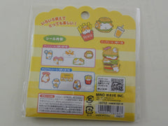 Cute Kawaii Mind Wave Hamster and Eggs  Stickers Flake Sack