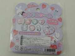 Cute Kawaii Q-Lia Merry Bunny Rabbit Stickers Sack